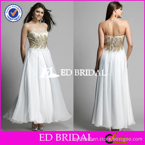 YH009 Floor-length Amazing Spaghetti Strap Sweetheart Neckline Alibaba Evening Dress
